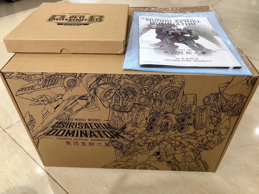 AXIS MODEL WORKS Kshatriya 1/100 Assembly Model Kit OSIRIS AERIAL DOMINATOR Luminous Lamp Action Figures Plastic Model toys