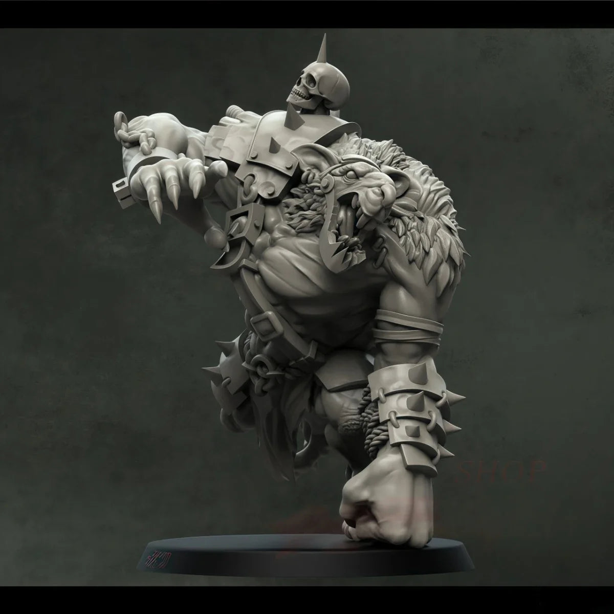 28MM resin unpainted model kit, Rat Monster Unassembled and Unpainted GK, 1515W