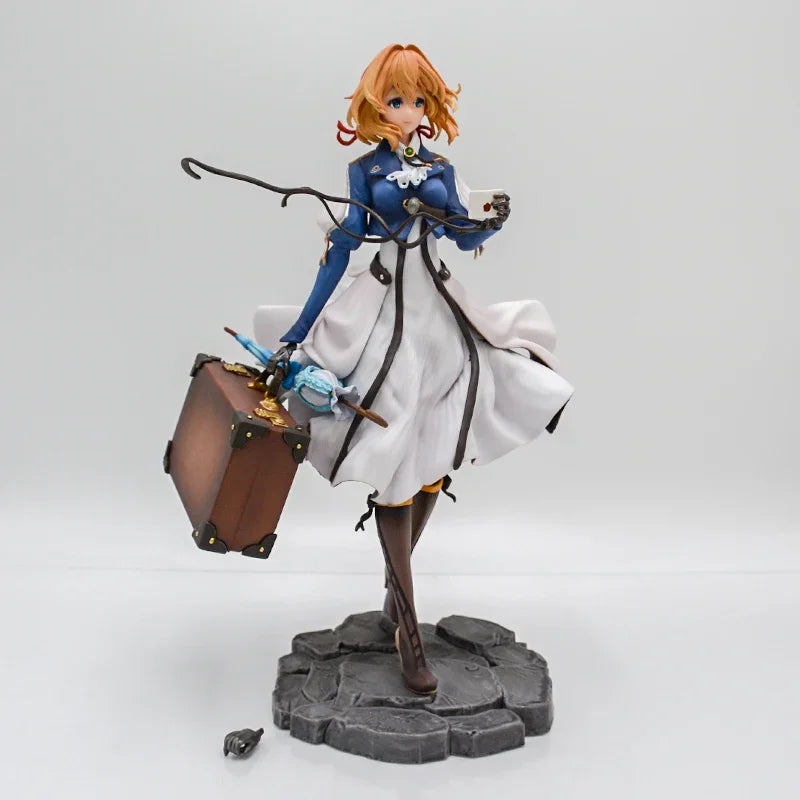 25cm Violet Evergarden Anime Girl Figure VIOLET EVERGARDEN Action Figure Eternal Garden Weier Figurine Collection Model Doll Toy