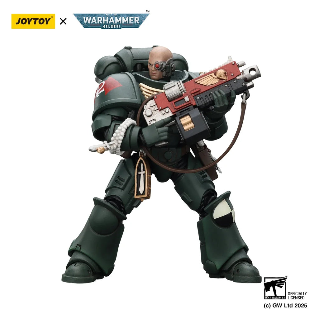 JOYTOY Warhammer 40K 1/18 Action Figure Dark Angels Intercessors Brother Nadael Asharr figures Toys