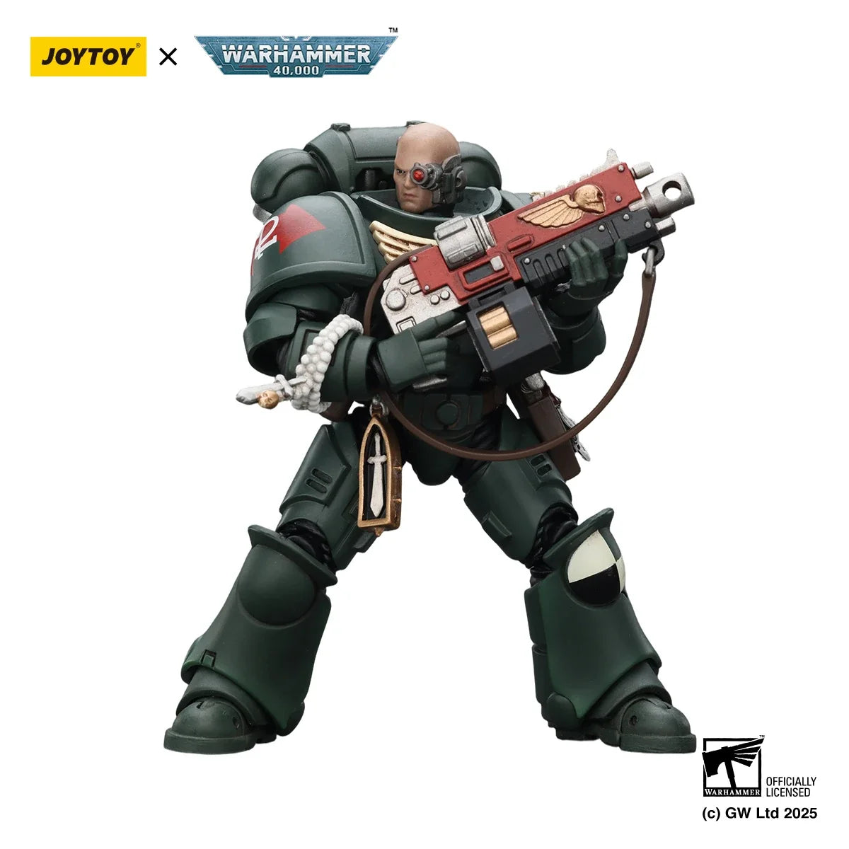 JOYTOY Warhammer 40K 1/18 Action Figure Dark Angels Intercessors Brother Nadael Asharr figures Toys