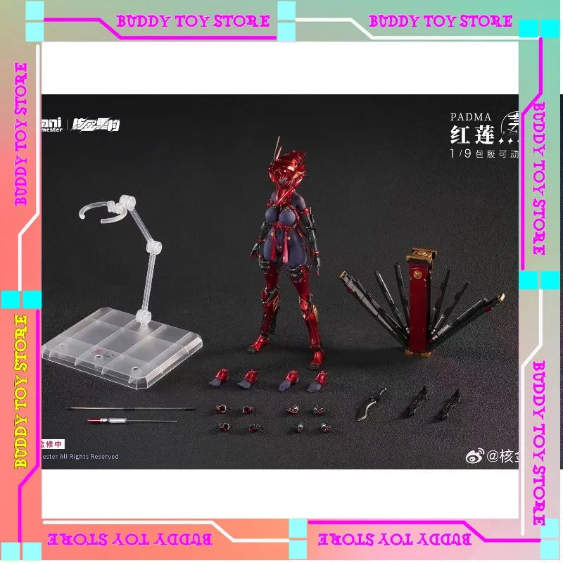 AniMester Nuclear Gold Reconstruction Trial KOF Guren Padma 1/9 Rubberized Movable Model Anime Action Figure Toys Gift Pre-order