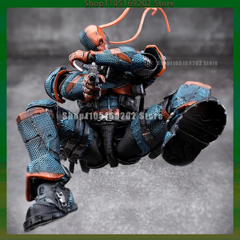 In Stock LPZZ 1/12 ROUNO CUEURE DC002 Deathstroke Arkham Knight Action Figure Model Movable Collectible Model Anime Figures Toys