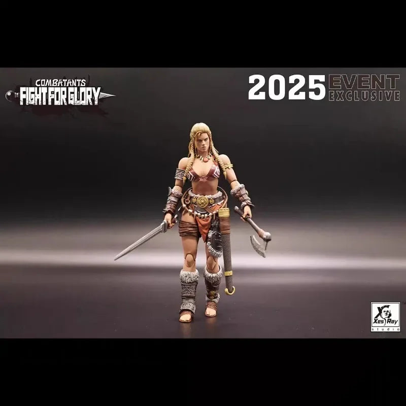 Pre-sale 1/12 XesRay Fight for Glory Action Figure Combatants 2025 Event Exclusive Gold Hildr Anime Model   Children Toys Gifts