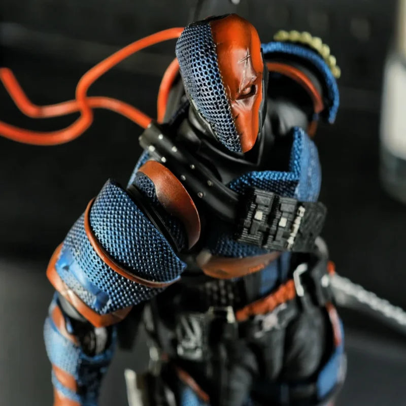 New Lpzz Toys Arkham Knight Batman 1/12 Action Figure V8 Suit Deathstroke Super Man Collection Model Home Decor Boy Statue Gift