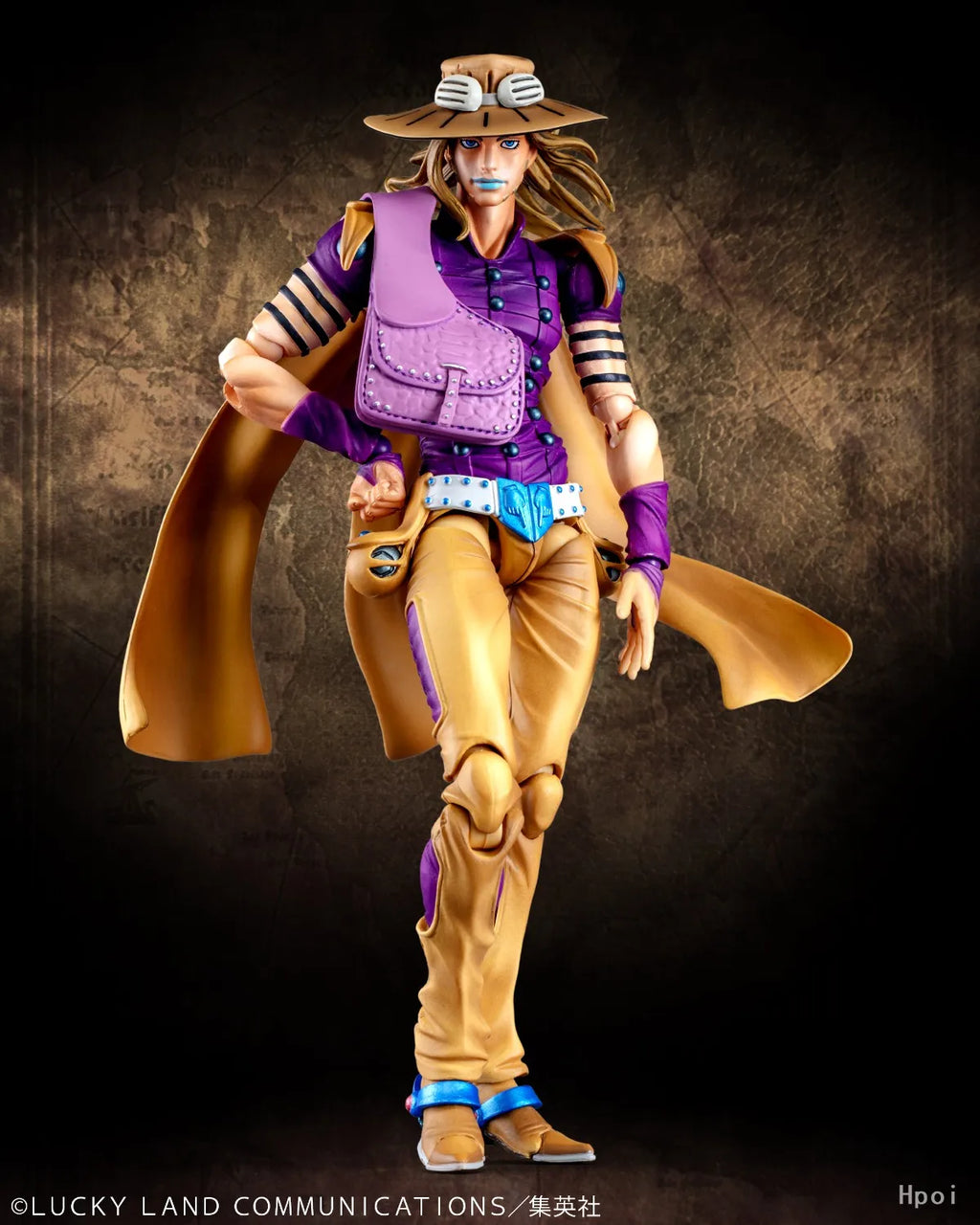 Offizielle JoJo Gyro Zeppeli Ver.1.5 Actionfigur Medicos Super Action Statue Steel Ball Run Geschenk Modell Dekoration Original