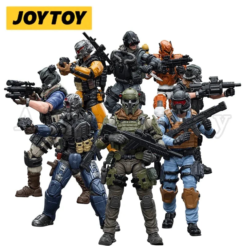 JOYTOY 1/18 3.75 Action Figures Military Armed Force Series Anime Model Gift