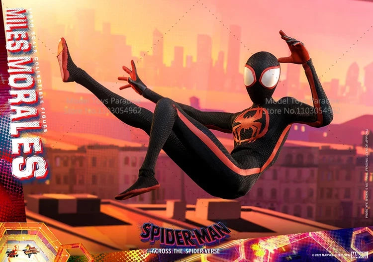 HotToys MMS710 1/6 Collectible Toys Ultimate Spider-Man Across the Spider-Verse Super Hero Soldier 12'' Action Figure Model Gift