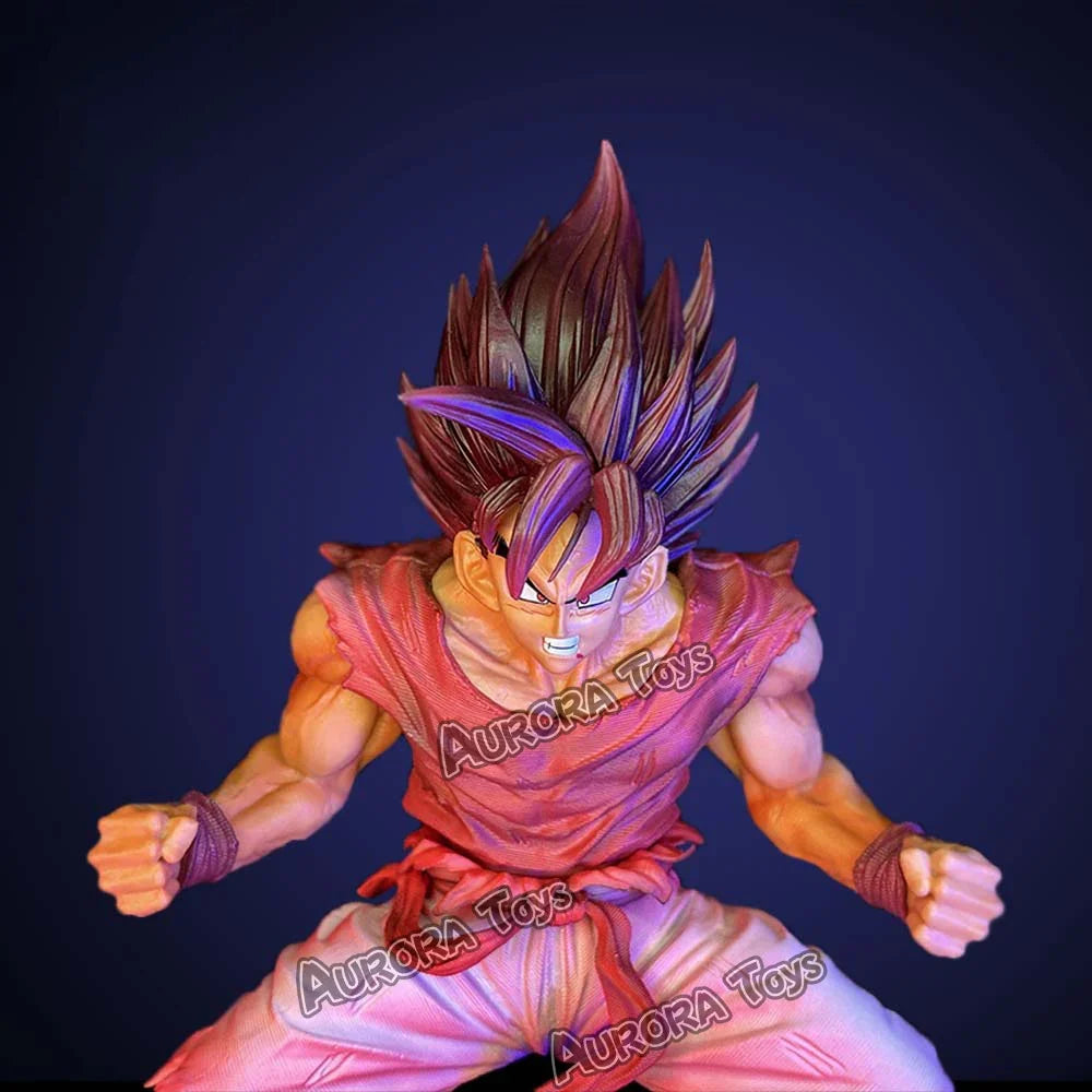 9.44in/24cm Anime Dragon Ball Z kaiouken Goku Figure PVC Action Figures Collection Model Toys Gifts