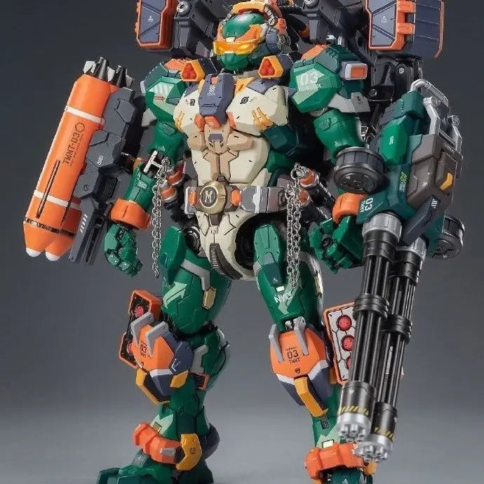 In Stock HEATBOYS Finger-snap Ninja Turtle Figure Donatello Donny Alloy Ninja Turtle Toy Mecha Model Action Figure Model Toy