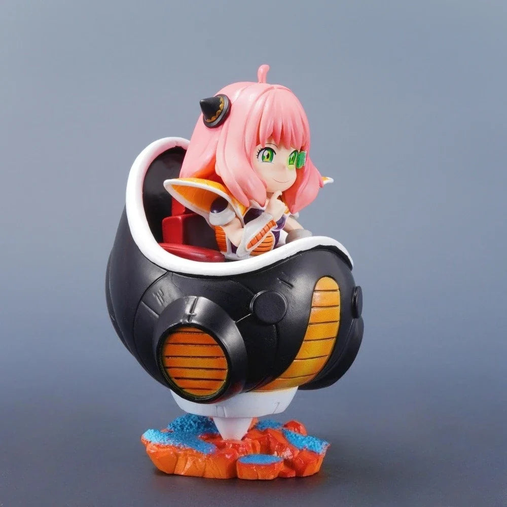 15.5cm/6.1in Anime Dragon Ball Figure Anya Forger Cosplay Frieza Action Figures Pvc Statue Collection Model Toys Gifts