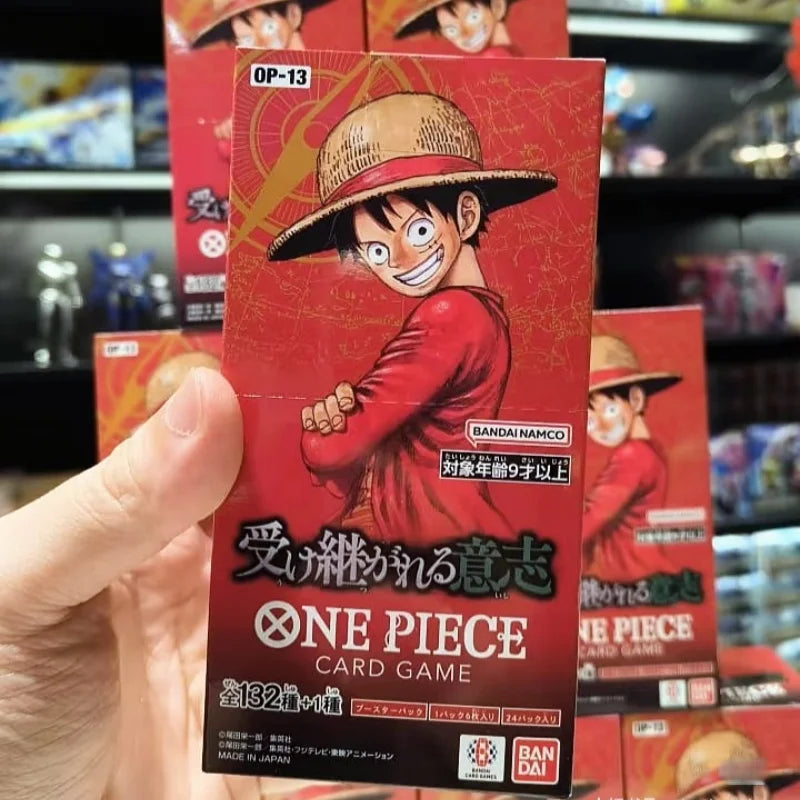 Bandai One Piece OP13 Card Japanese ver Authentic Will Of D Series Opcg Collectible Trading Cards Rare Character Anime Toy Gift