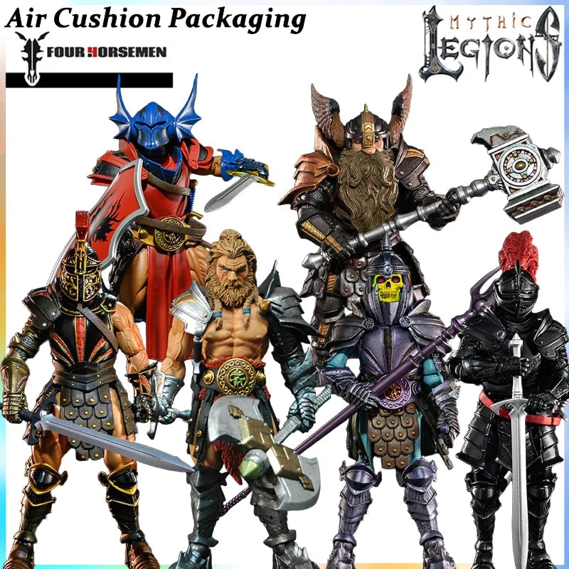 Four Horsemen Studios Echte Mythic Legions Serie SDCC Arena Conqueror Atreus Rego 1/12 Maßstab Actionfiguren Modell Spielzeug