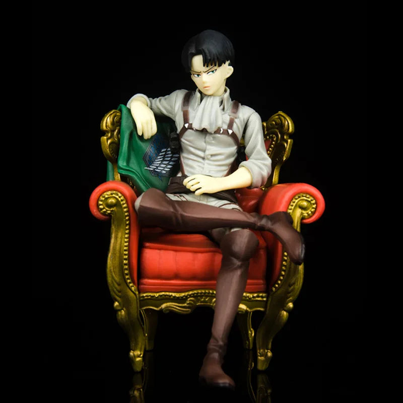 Attack On Titan Mikasa Ackerman Levi Figure Artfx J Ackerman Renewal Battle Damage Anime Model Toys Doll Christmas Gift Toy