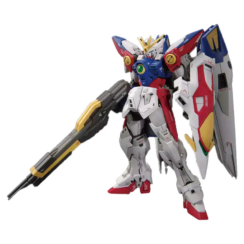 Bandai Original RG 1/144 Anime WING GUNDAM ZERO Assembly Model kit Action Figure Toys For Kids Collectibles Gift