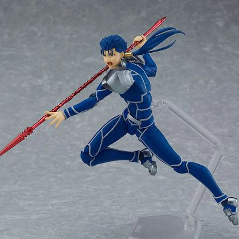 Max Factory Original Figma Lancer - Cu Chulainn Anime Action Figures Toys for Boys Christmas Gift Collectible Model Ornaments