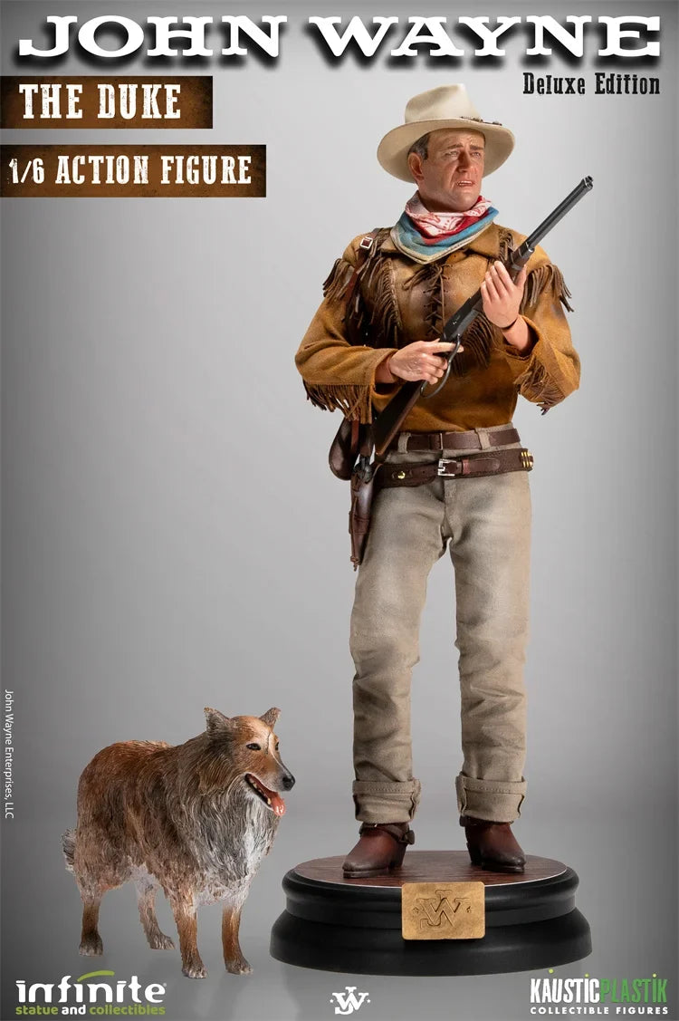 2025 Q2 Infinite Statue X Kaustic Plastik 1/6 1953 Wilderness Ranger Duke John Wayne With Dog Full Set 12in Action Figure Model