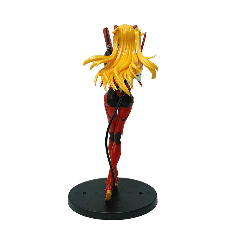22CM Anime Evangelion Asuka Langley Soryu Figure Shin Gekijouban Ha Souryuu 1/7 Test Suit Ver Model Toy Gift Aciton Figure
