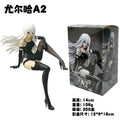 15CM Anime NieR:Automata Figure A2 Seated Instant Noodle Press Anime Model Toy Gift Collection Decorative Ornament PVC