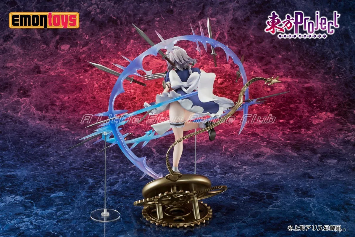 In Stock Original Emontoys Touhou Project Izayoi Sakuya 1/7 Gift Collection Model Anime Figure