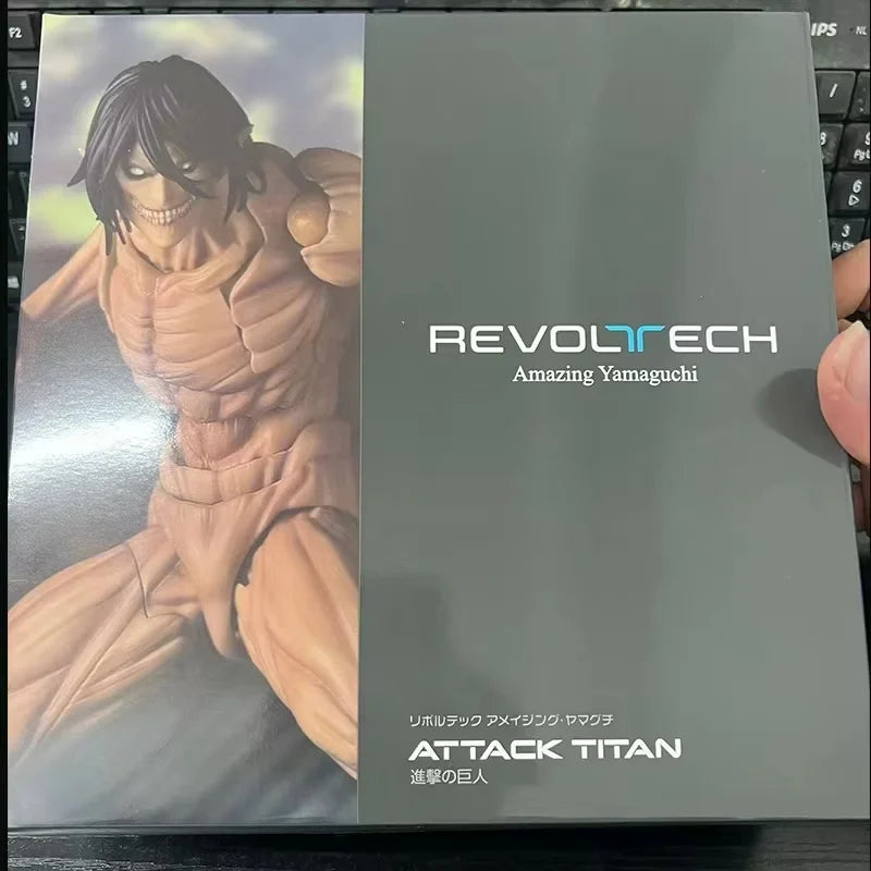 Ko Attack On Titan Eren Jaeger Action Figure Kaiyodo Revoltech Amazing Yamaguchi Series Figurine Collection Birthday Gift