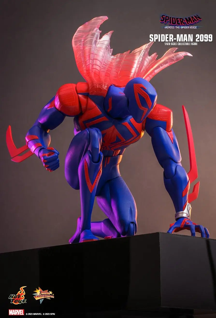 Original Hot Toys 1/6 MMS711 Spider Man Across the Spider Verse Spider Man 2099 In Stock Anime Action Collection Figures Model