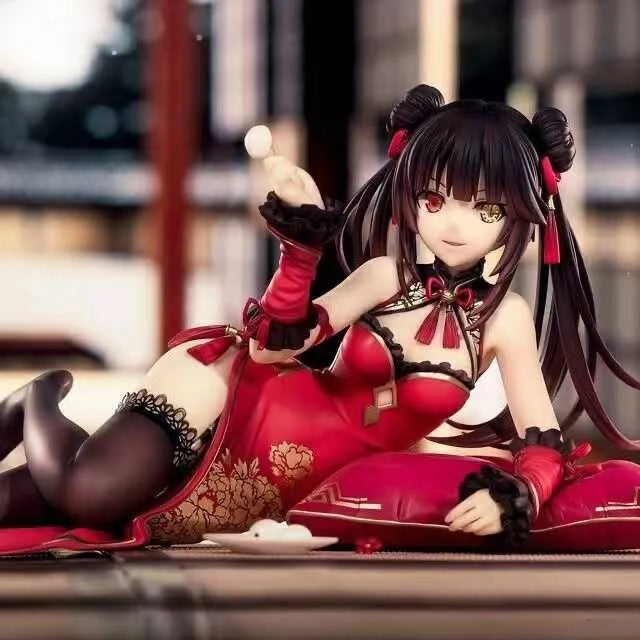 Rin Tohsaka Anime Figure Qipao Ver Desktop Cuter Case Decoration Model Gift Cute Anime Girl Model Collectible Static Figure