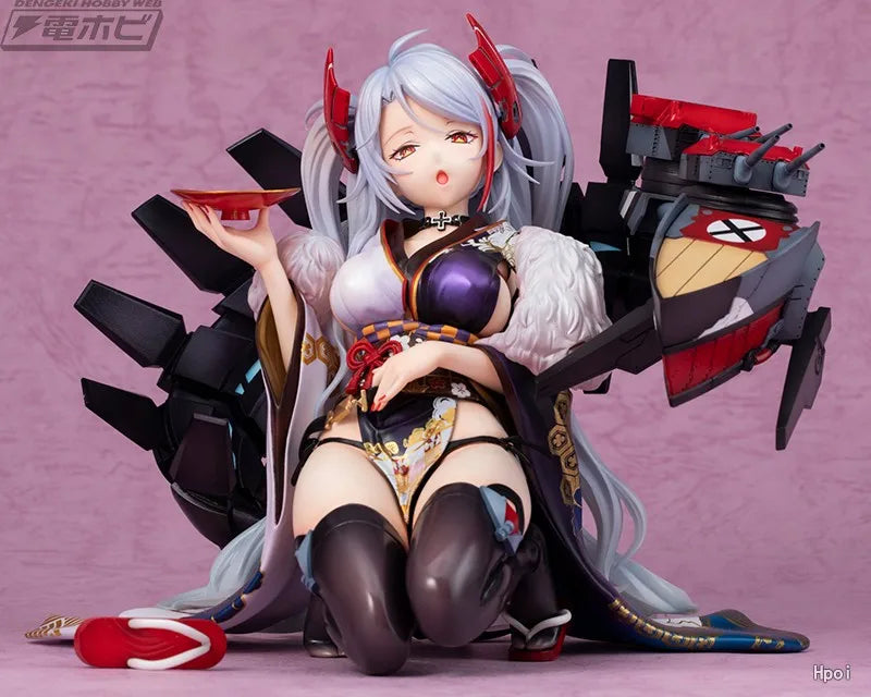 Original in Stock KOTOBUKIYA  Azur Blue Route Prince Eugen Baihualu 1/7 Figures Model Toys Collection Ornaments Gifts
