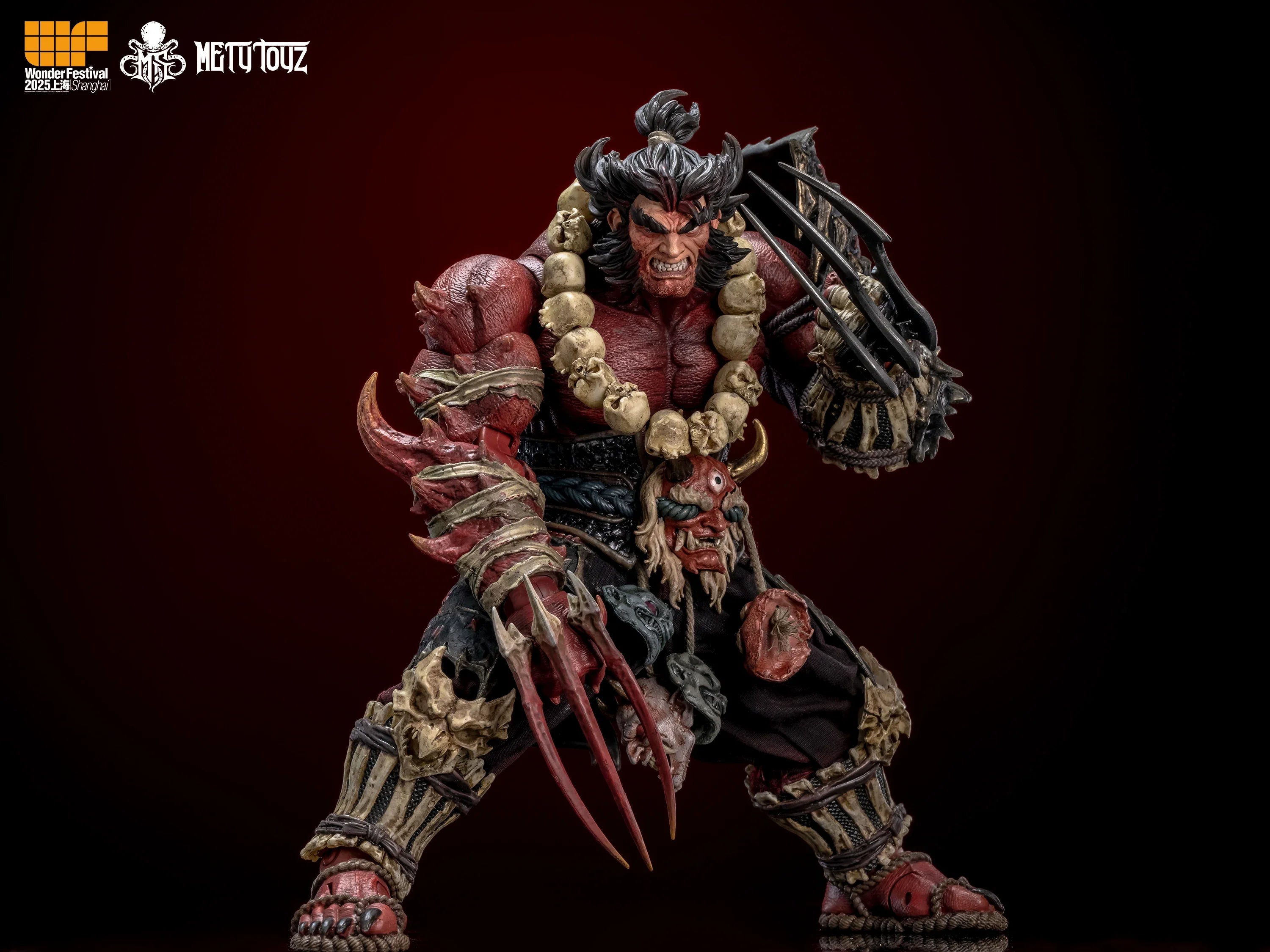 Metytoyz Memory Toys Adventurer World Wave Red Ghost Japanese Orcs Ghost faced Asura Action Figure Collection Model Doll Toys