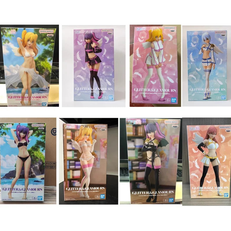 Fast Shipping Bandai Anime BANPRESTO 2.5 Dimensional Angel Airborne Miriella/Mikari Liliel/Ririsa Original Model Toy Figure Gift