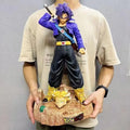 50cm Dragon Ball Figure Torankusu Super Saiyan Double-headed Replacement Anime Collection Model Desktop Ornaments Children Toys