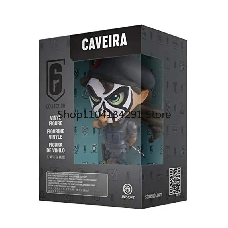 10cm R6 Rainbow Six Siege Figure Blitz Montagne Bandit Caveira Thermite Ash Action Figure Q Version Collection Decora Toys Gifts