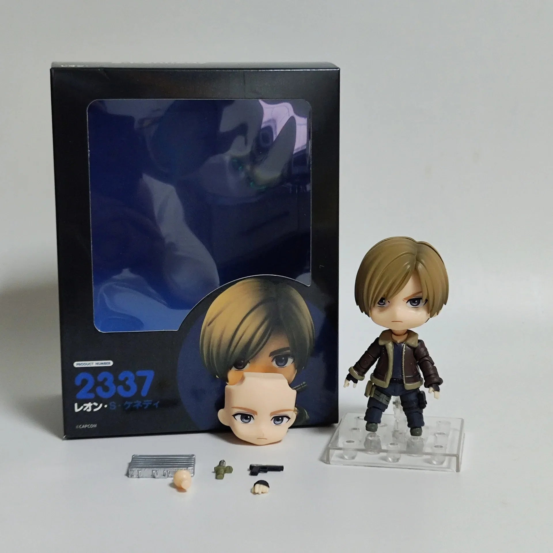 10cm In Stock Resident Evil 4 Remake #2337 Leon S. Kennedy Q Version Action Anime Pvc Model Movable Model Doll Set Toy Gift