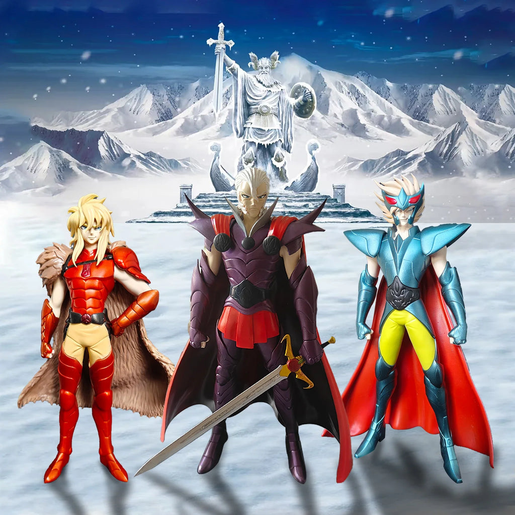 Saint Seiya: Battle of The Gods Dolbar Hyoga Loki Resin Statue Model Toy Figure Decoration Collectible