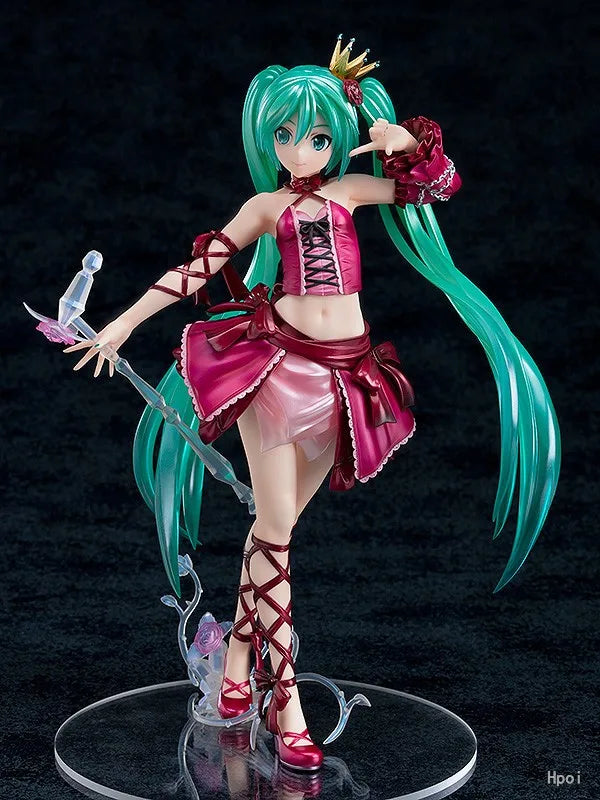 ã€MTã€‘Original Max Factory VOCALOID Hatsune Miku Project DIVA DIVA- 2nd Burgunderkleid Ver 1/7 Maßstab Figur Spielzeugsammlung Modell