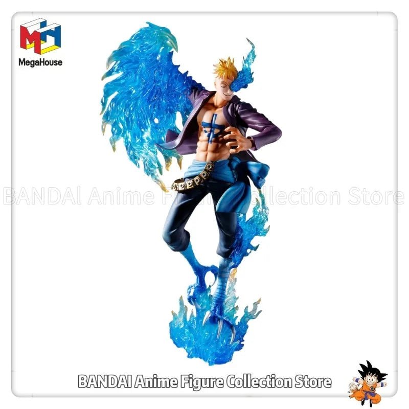 Original MegaHouse Portrait.Of.Pirates ONE PIECE “MAS” Immortal Bird Marco【Limited Replica Version】Anime Characters Model