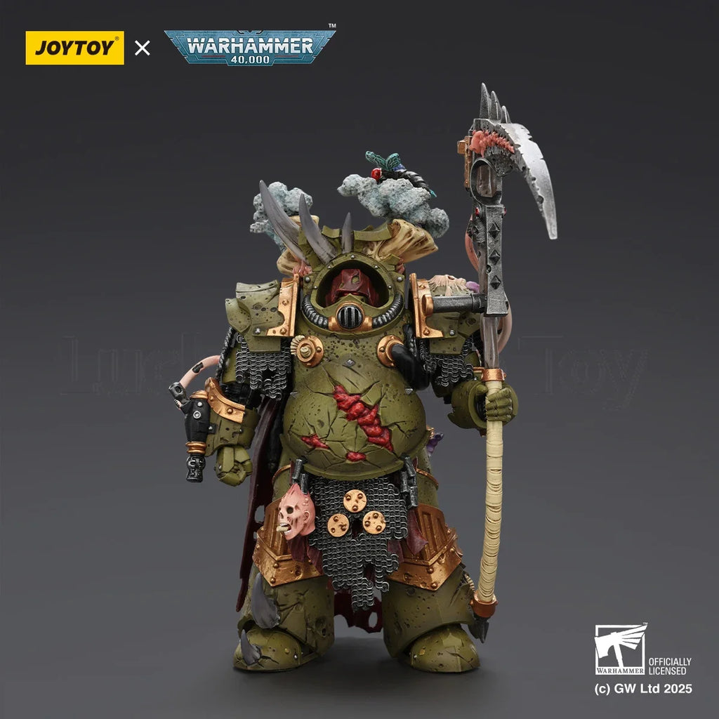 【In stock】JOYTOY 1/18 Action Figure Warhammer 40K Death Guard Deathshroud Terminator Champion Terminator 3PCS Model Toys