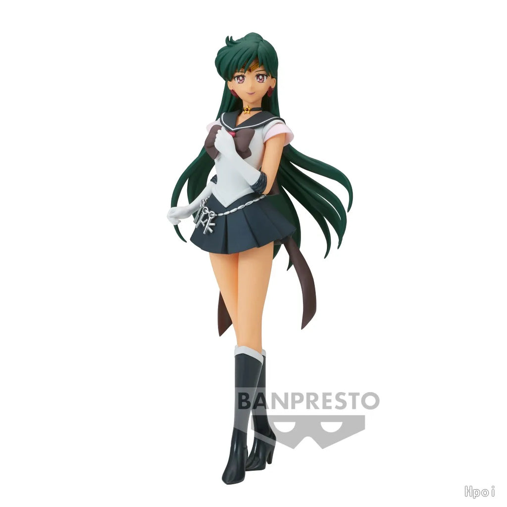 23CM Anime SAILOR MOON Meiou Setsuna Figure GLITTER&GLAMOURS Ver Tomoe Hotaru Model Toy Gift Kaiou Michiru  Aciton Figure Doll