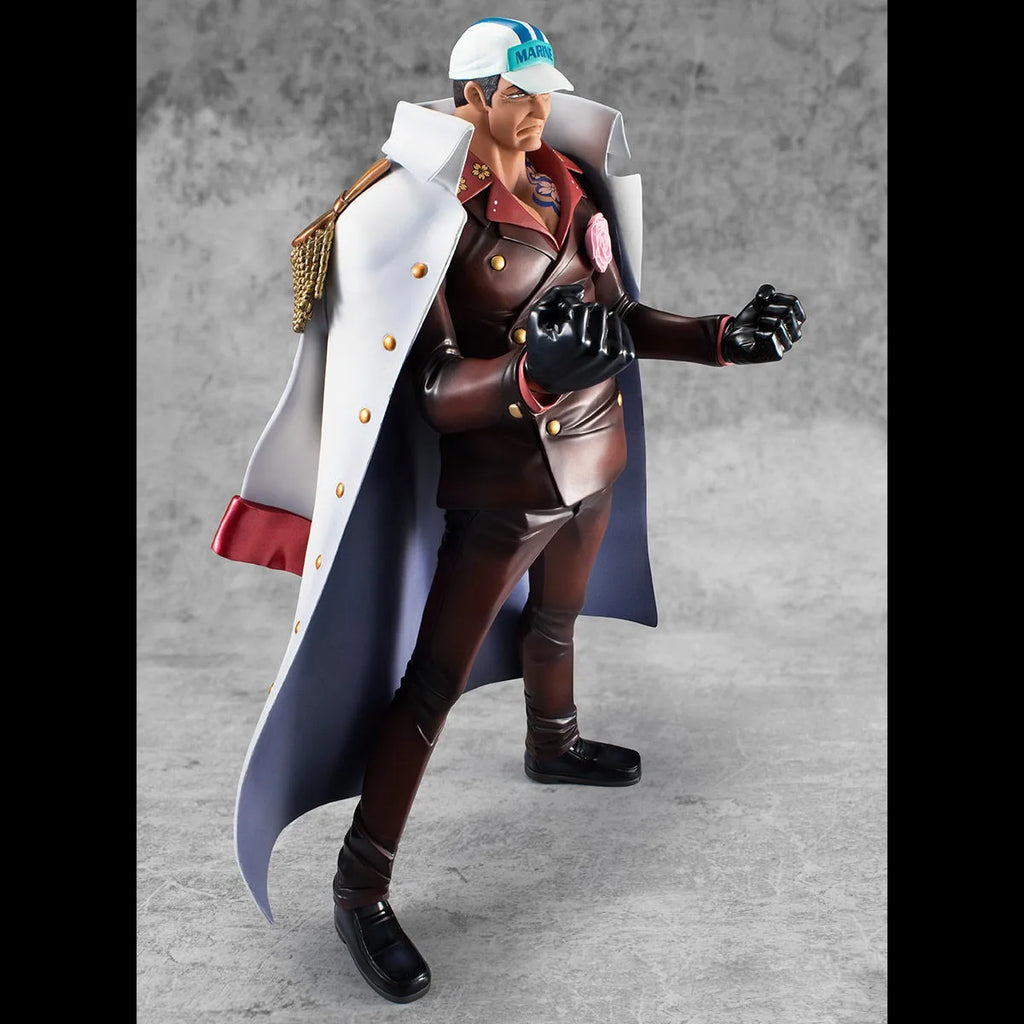 In Stock Original MegaHouse POP NEO-DX Navy Headquarters General Akainu Anime Doll Figure Model Toys Gifts