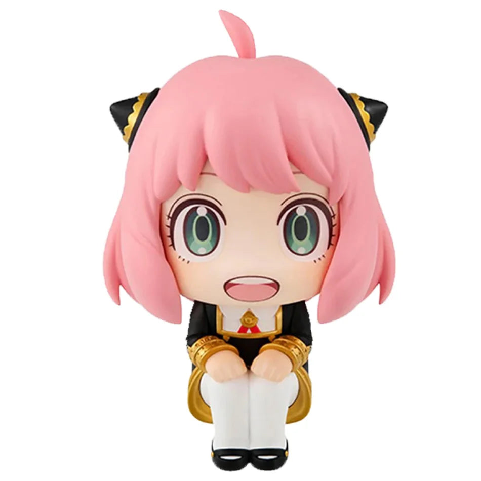 Anya Forger Spy Family Anime PVC Figur – Süßes Sammlerstück Modell Schreibtischdekoration Spielzeug Geschenk für Anime-Fans