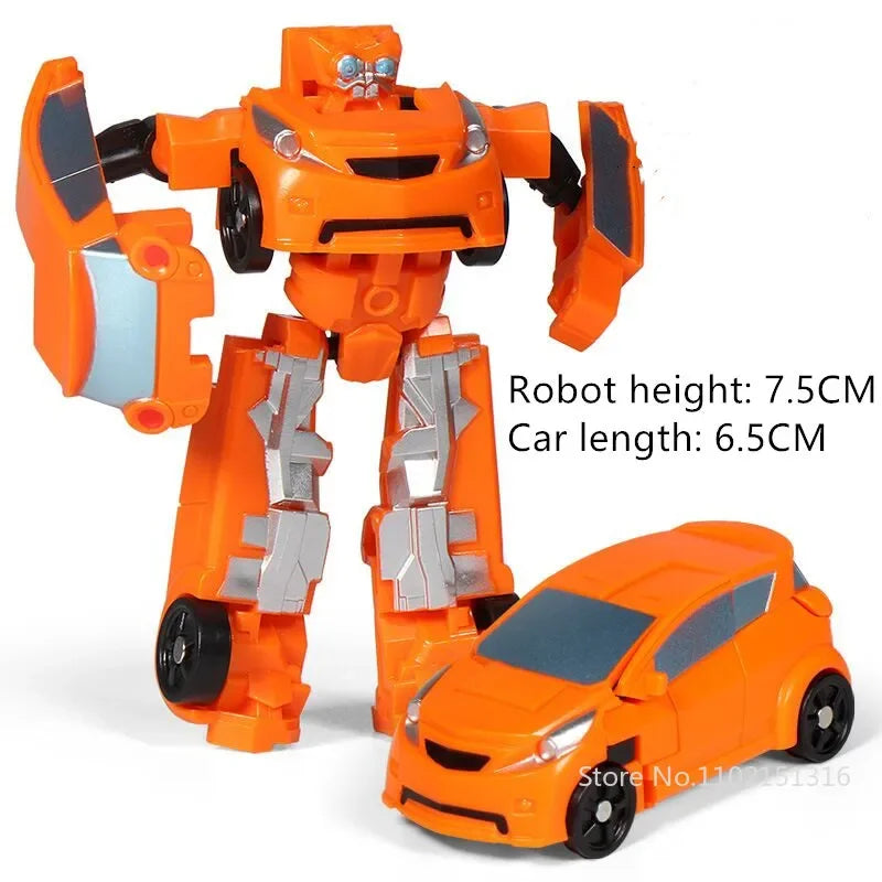 Mini Transformation Robot Kit Toys Models 2 In 1 Deformed Car Toy Robots Toys for Kids Gift  Action Figure Children Toys