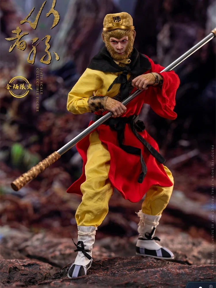 HAOYUTOYS WF2401 Limited Version 1/6 Collectible Sun Wukong Cloth Action Figure Myth The West to the Journey Monkey King Doll