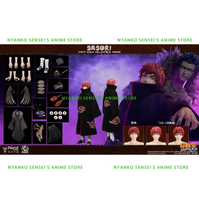 In Stock ROCKET TOYS Sasori ROC-010 Akatsuki Naruto Shippuden Soldier Action Figure Anime Model Trendy Toy Doll Gift Collectible
