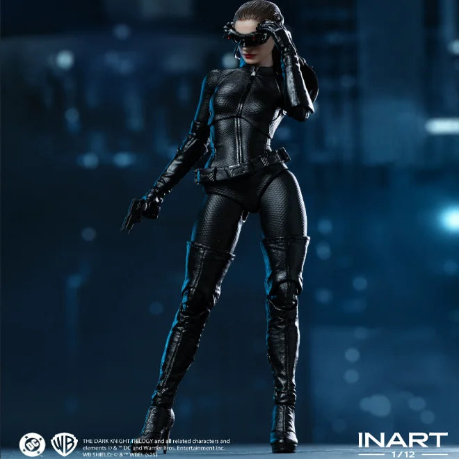 INART Catwoman Action Figure Batman The Dark Knight Rises Anne Hathaway Cat Woman Figurine 1/12 Original Collect Model Toy Gift