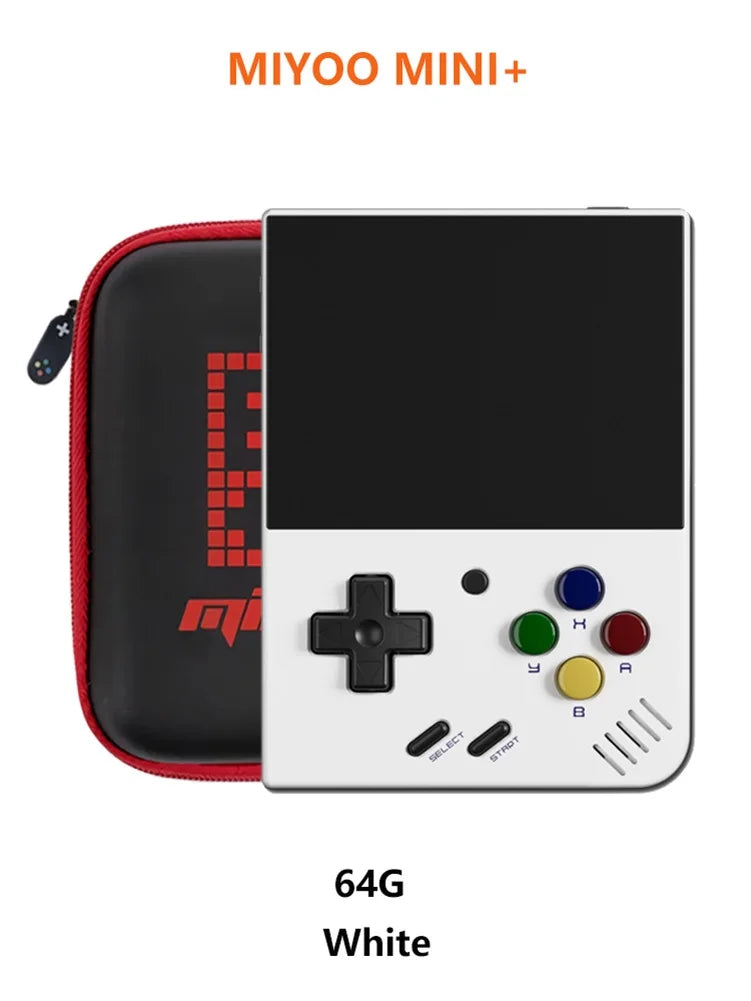 MIYOO Mini Plus Portable Retro Handheld Game Console 3.5"IPS HD Screen Mini+ Players Children's Gift Classic Gaming Emulator