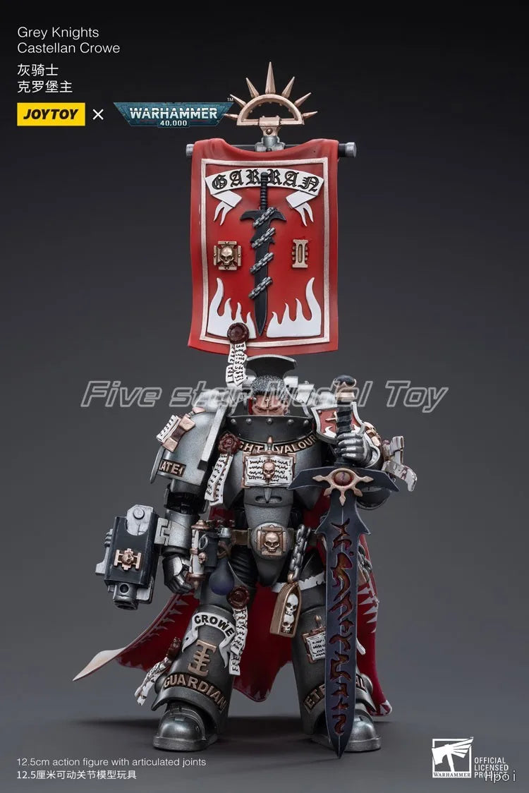 【In stock】Original JOYTOY Grey Knights Castellan Crowe 1/18 Action Figures Anime Models Toys Gifts Collection