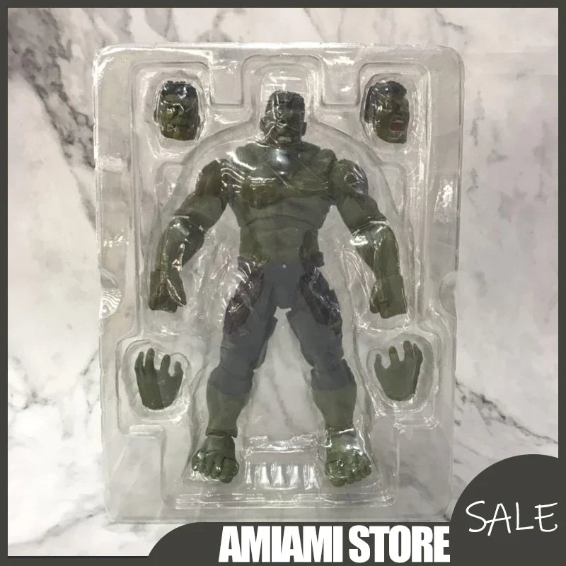 21cm Avengers Infinity War SHF Hulk Iron Man MK50 Action Figure Poseable Joint Model Pvc Collection Model Toys for Children Gift