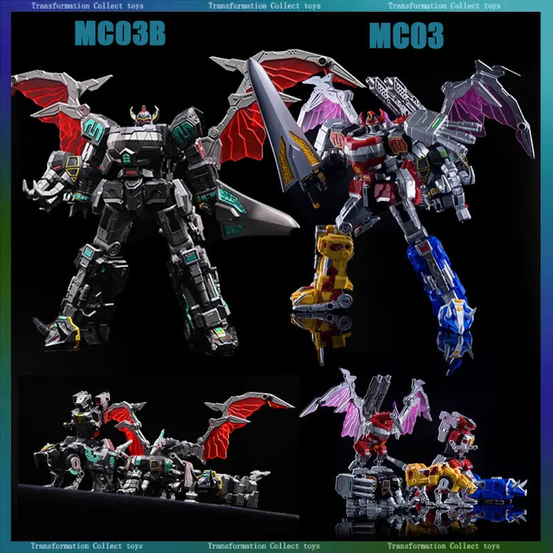In Stock Lucky Cat MICRO COSMOS MC-03 MC-03B MC-05 BEAST LORD Anime Figure Transformation Robot Model Collection Toys Gift