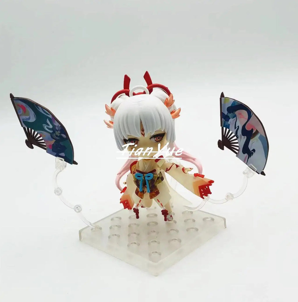 Anime Onmyoji SSR Shiranui 1608 cute girl Articulated Figure Model Toys Christmas Gift 10cm