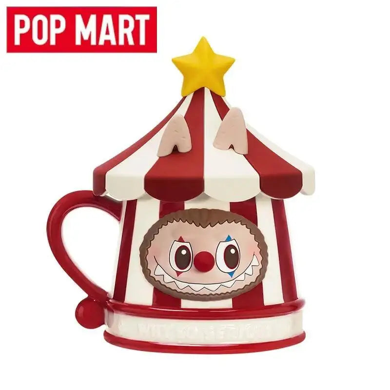 POP MART Why So Serious Series Labubu Ceramics Mug Blind Box Guess Bag Original Toy Doll Cute Anime Action Figure Halloween Gift